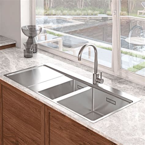 overmount stainless steel sink that fits a 33 cabinet|double mounted sink.